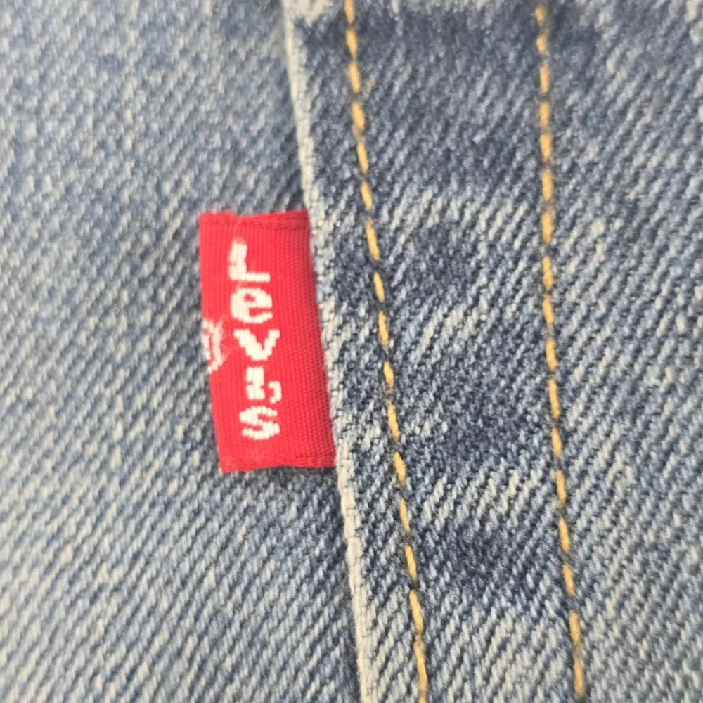 Levi's 513 Slim Straight Jeans Mens 36x34 Blue Medium Wash Denim Pants